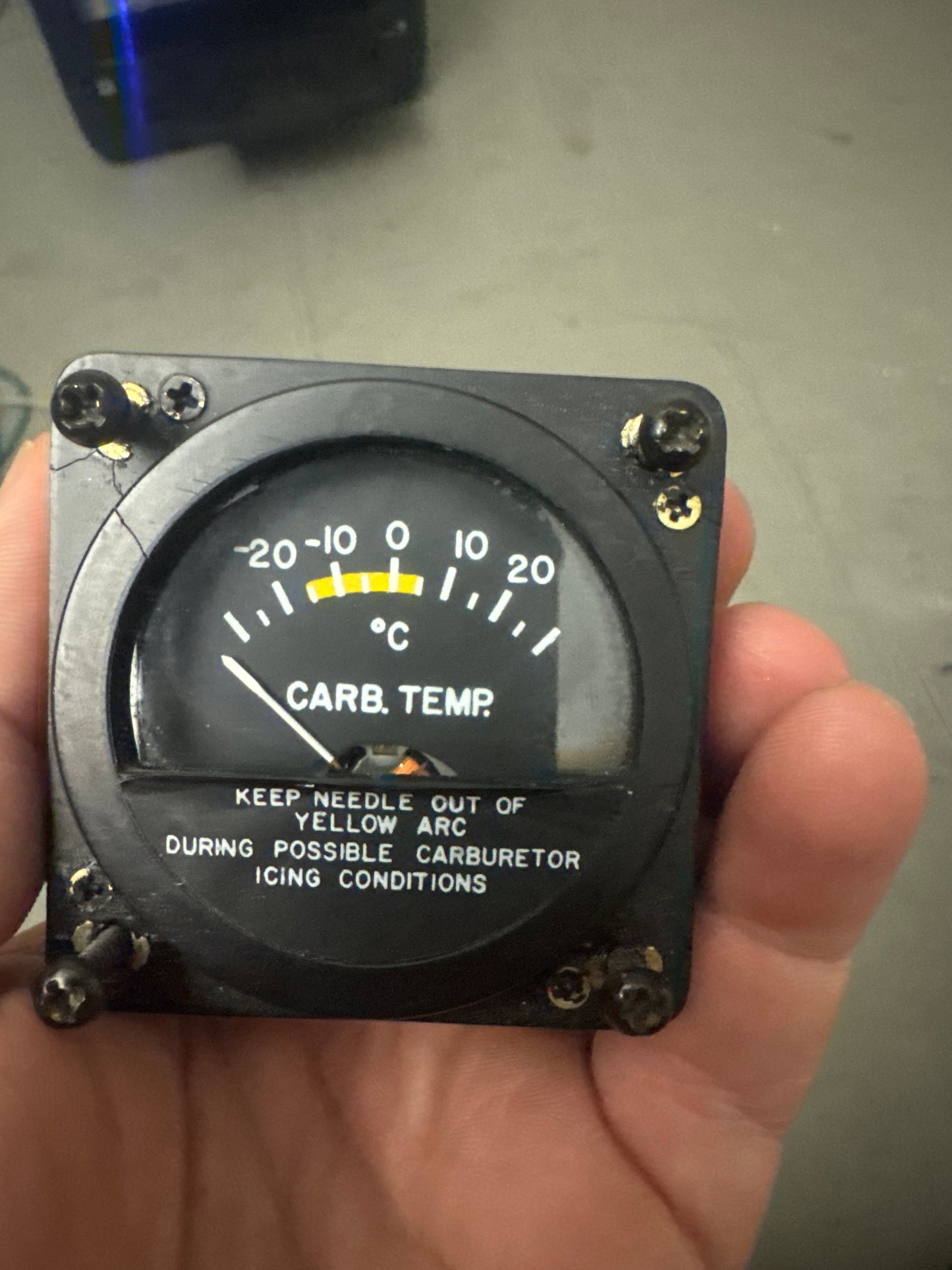 Air speed indicator for Cessna 180