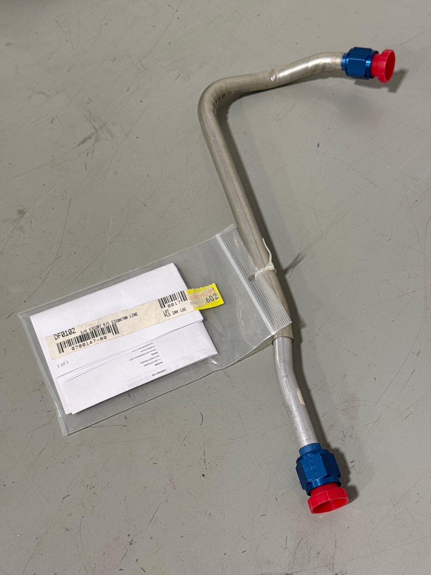 0700147-80 Fuel Line for Cessna 185