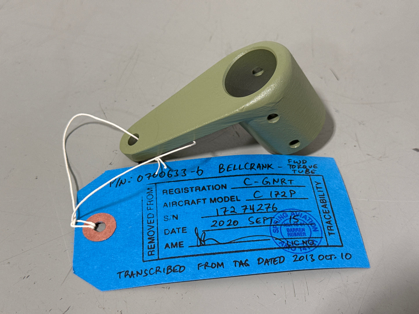 0700633-6 Seat Bellcrank for Cessna