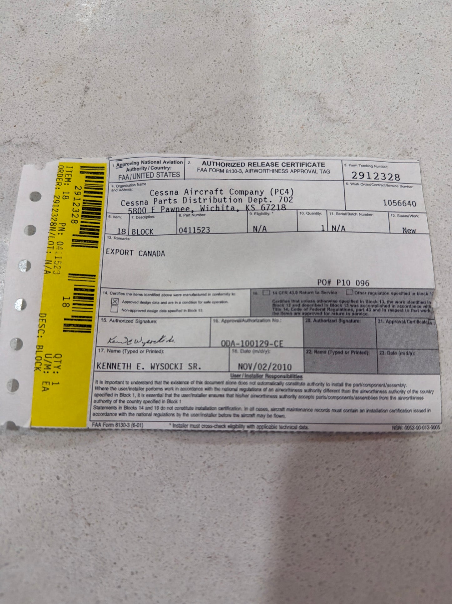 S4628-1105 for Cessna