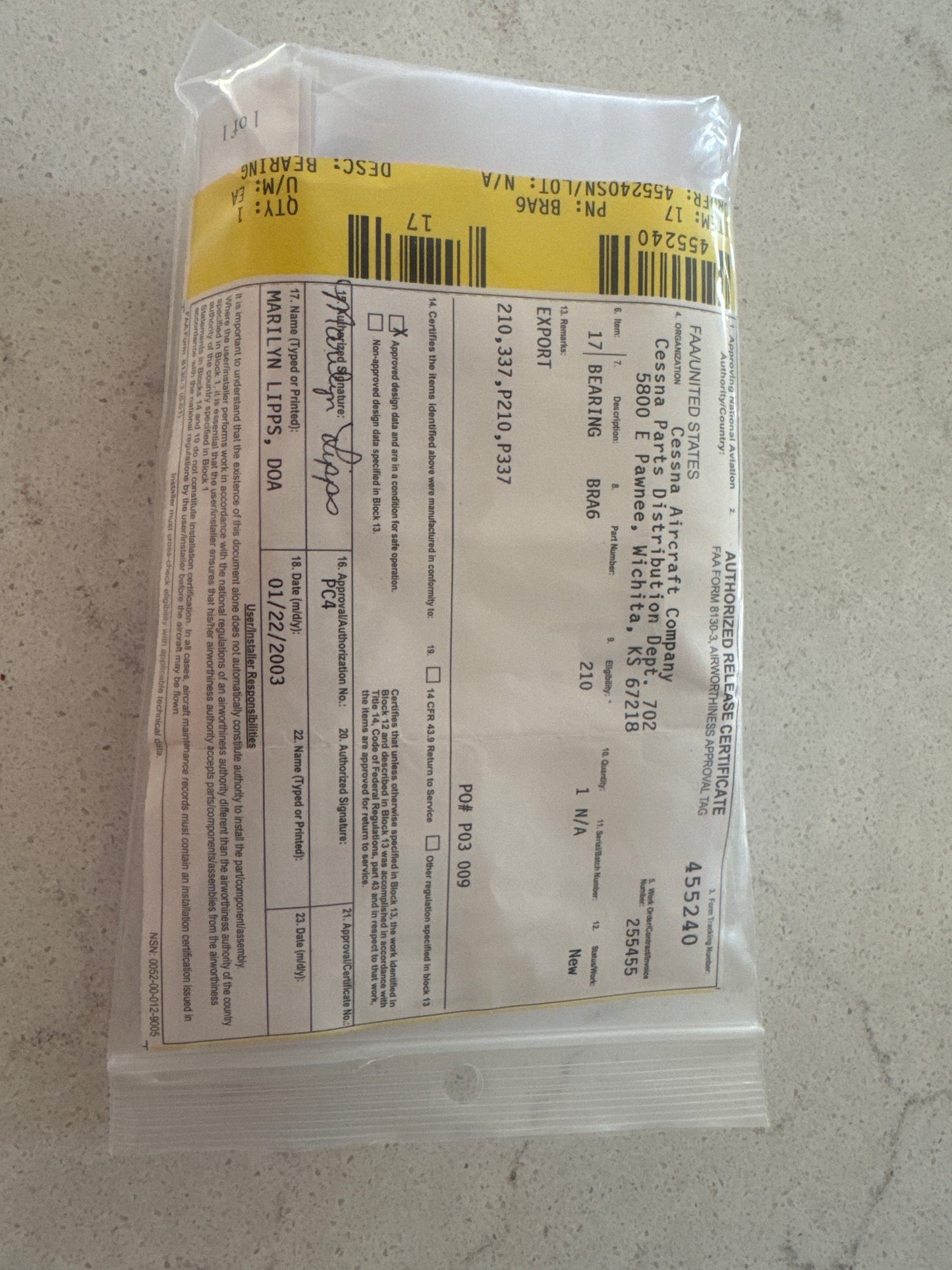 A458A Cessna Whelen light bulb 3 pack