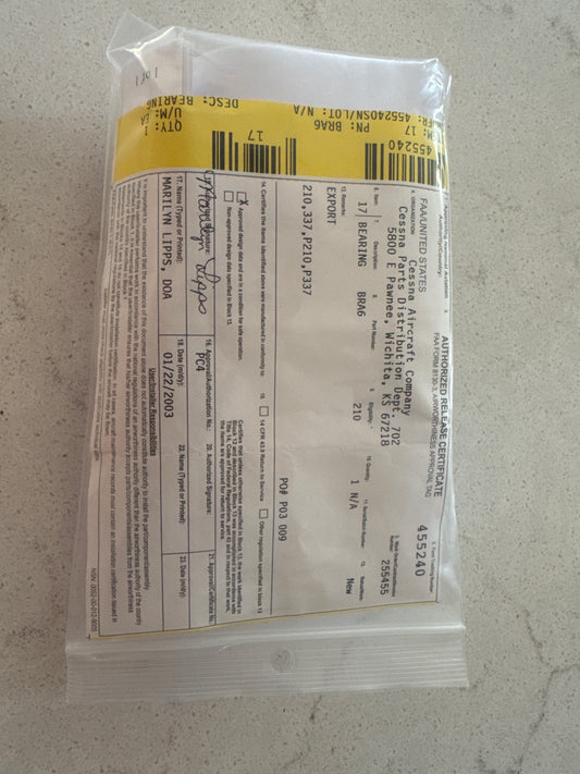 BRA-6 Cessna Torrington bearing