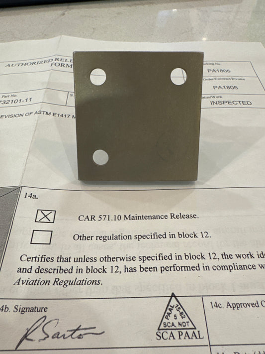 0732101-11 hinge stabilier LH for Cessna 180, 182, 185