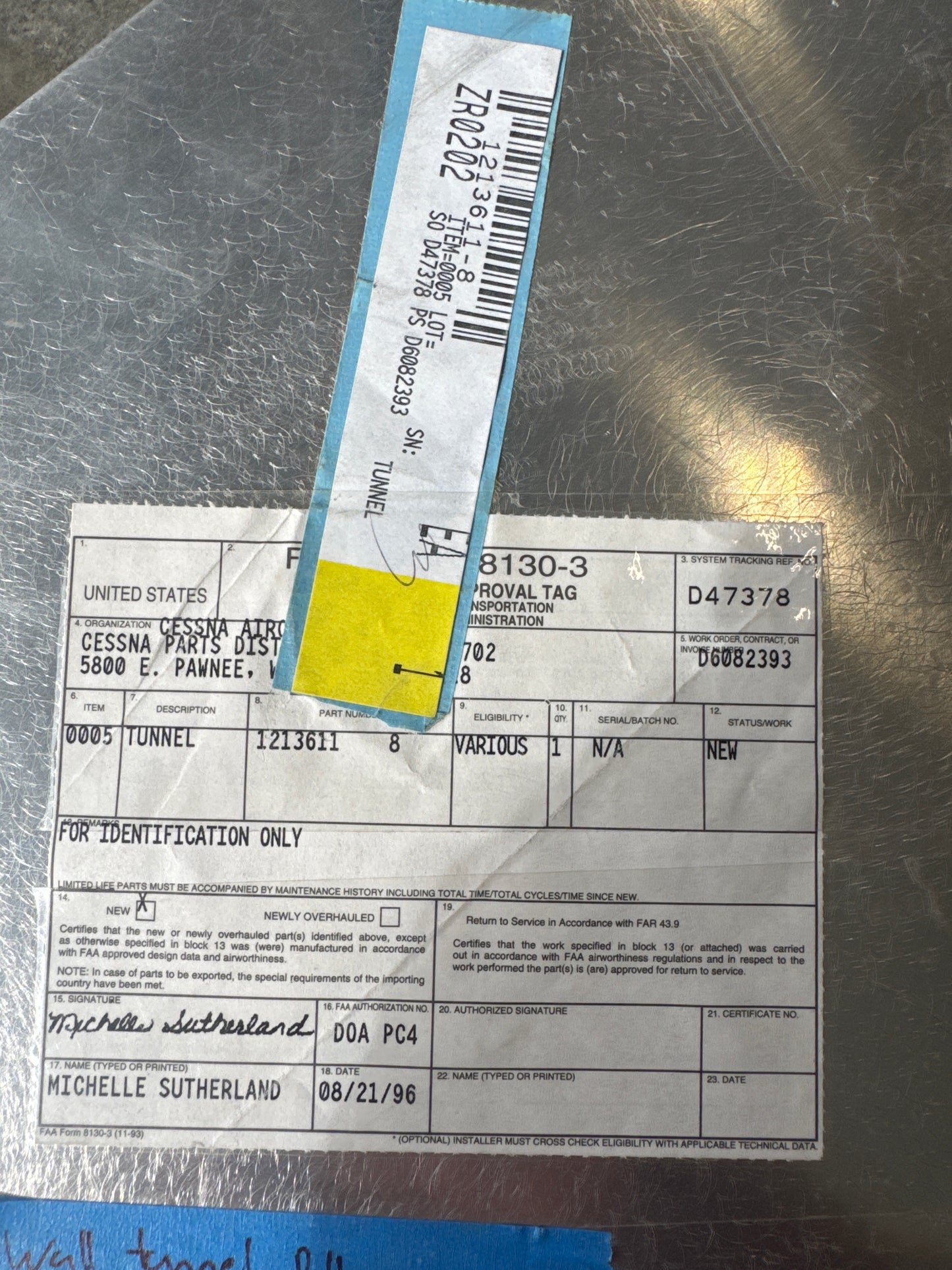 1213611-7 for Cessna 206