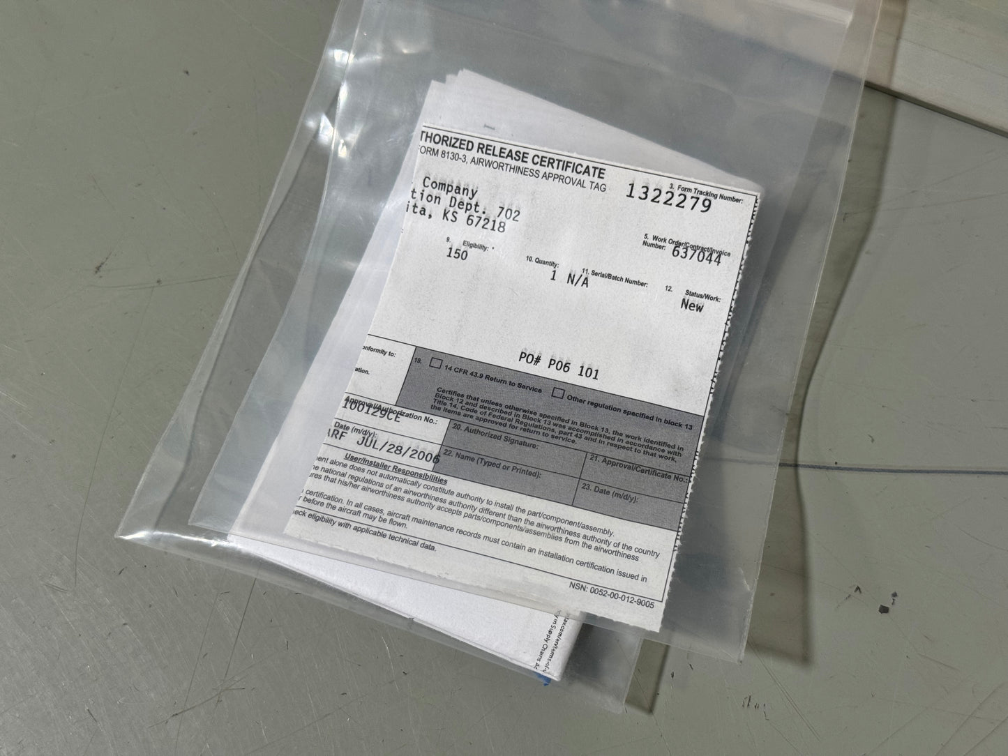 0523316 Angle for Cessna 150, 152