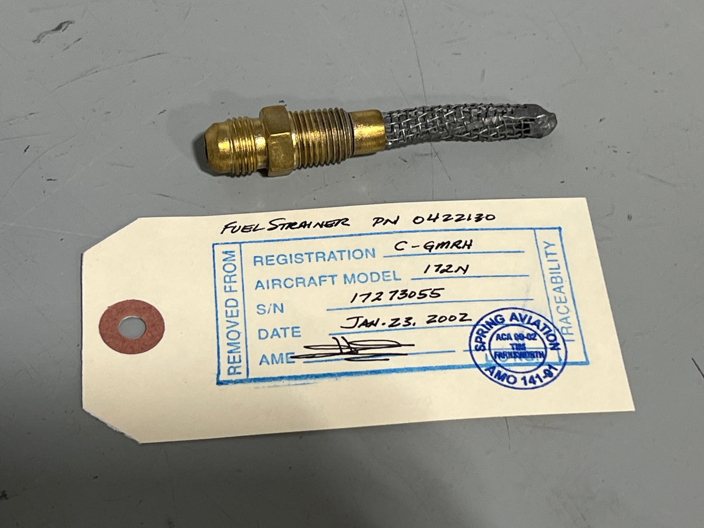 0422130 Finger Screen for Cessna 172