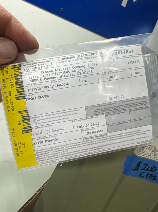 1234600-6 for Cessna 182