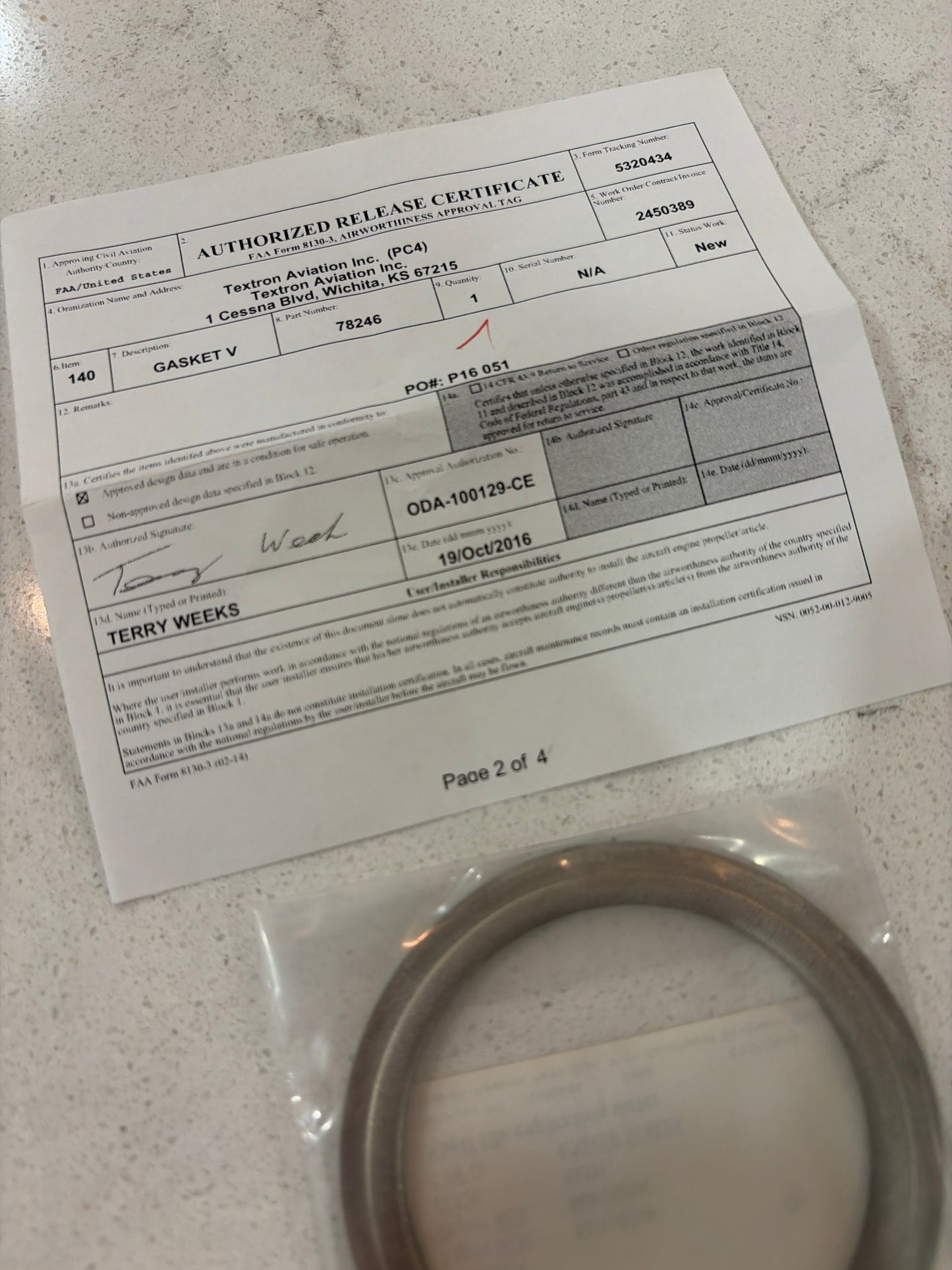 Gasket V