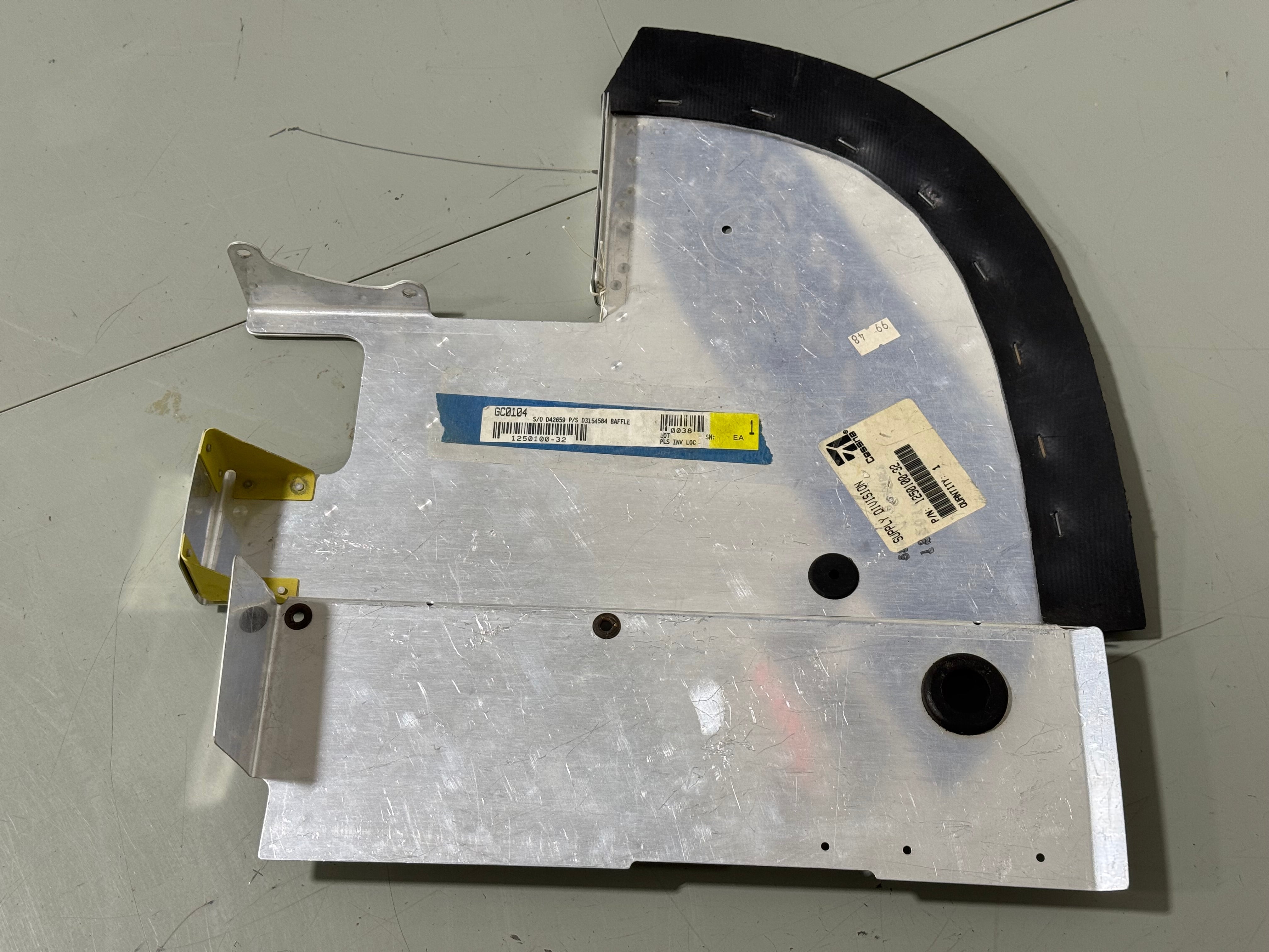 Baffle Rcar 1250100-32 Rear RH Baffle for Cessna 206, 207 – West Coast Air Parts