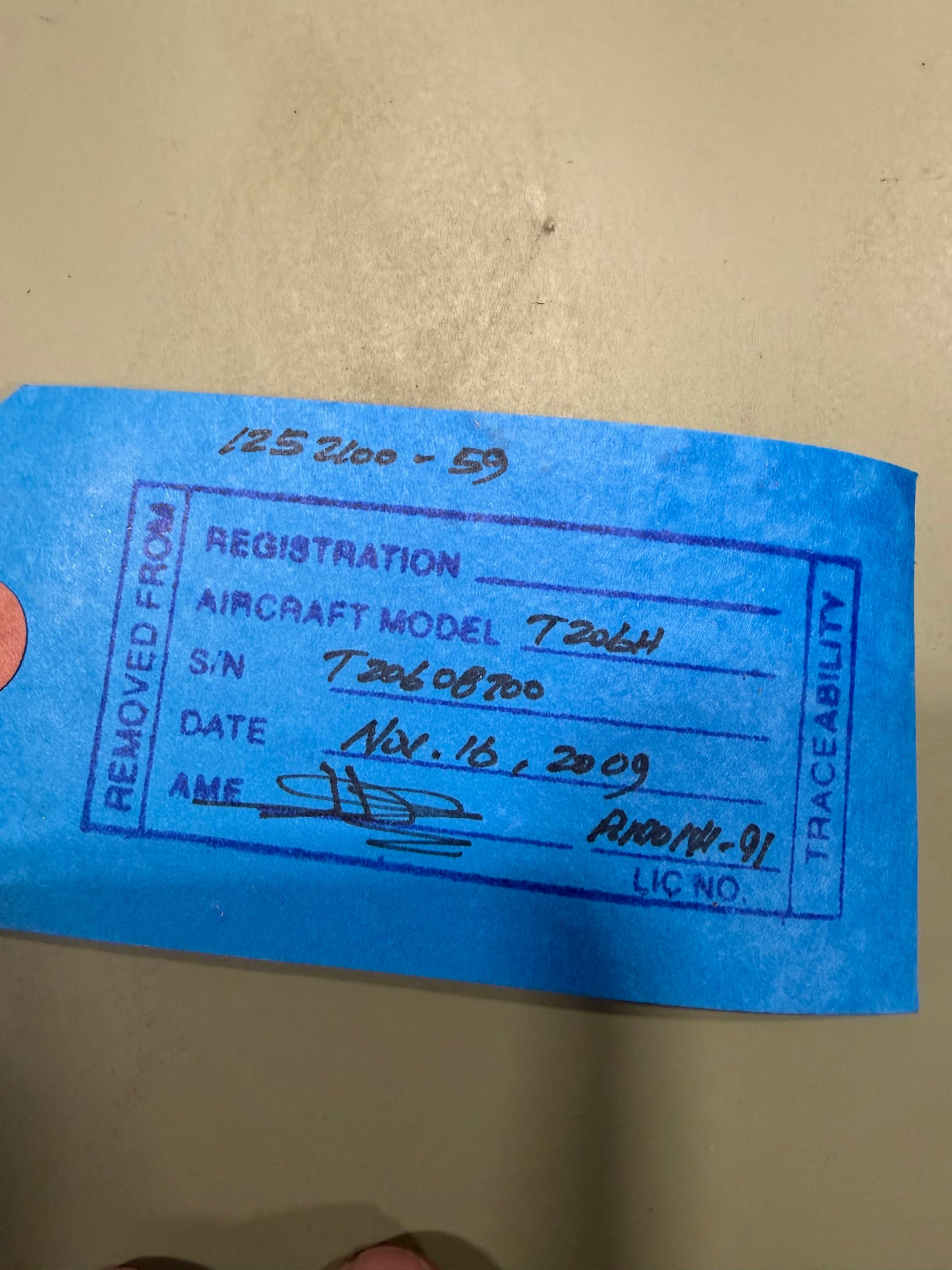 1252100-60 for Cessna 206