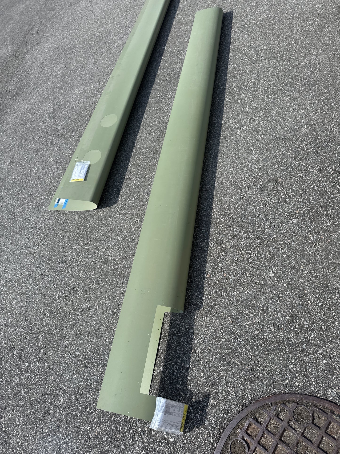 0523029-5 Cessna 172 leading edge skin LH for Cessna 172