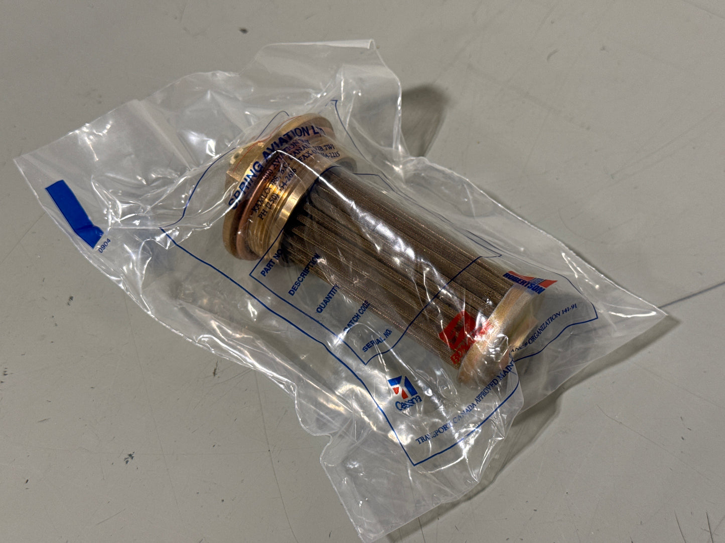 538727 Continental Oil Screen/Filter for Continental Engines