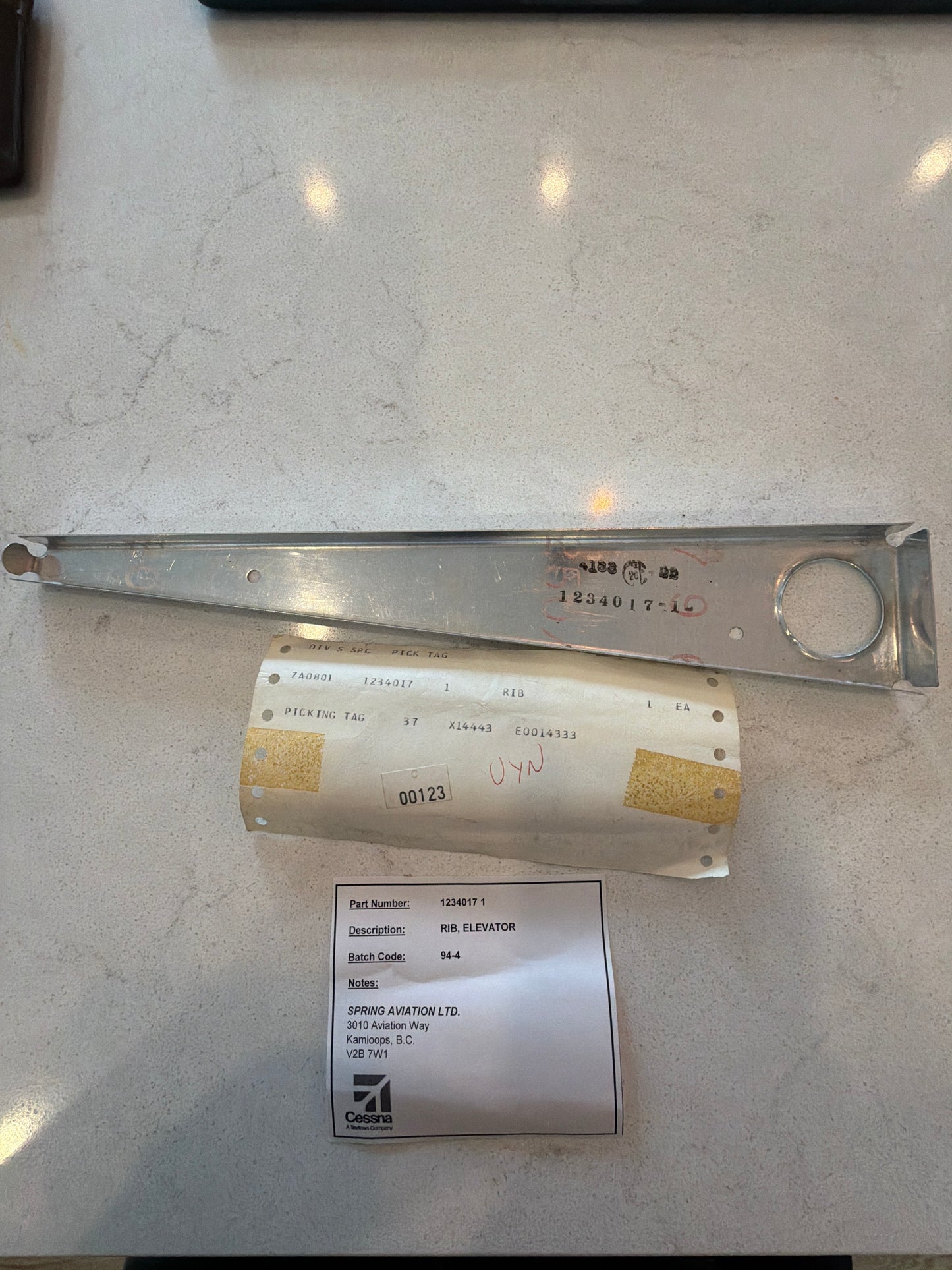 1234017-1 for Cessna