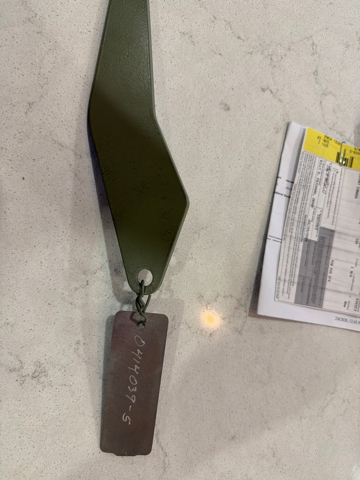 0414039-5 NOS Cessna 152 Pilot Seat Back Hinge Assembly for Cessna