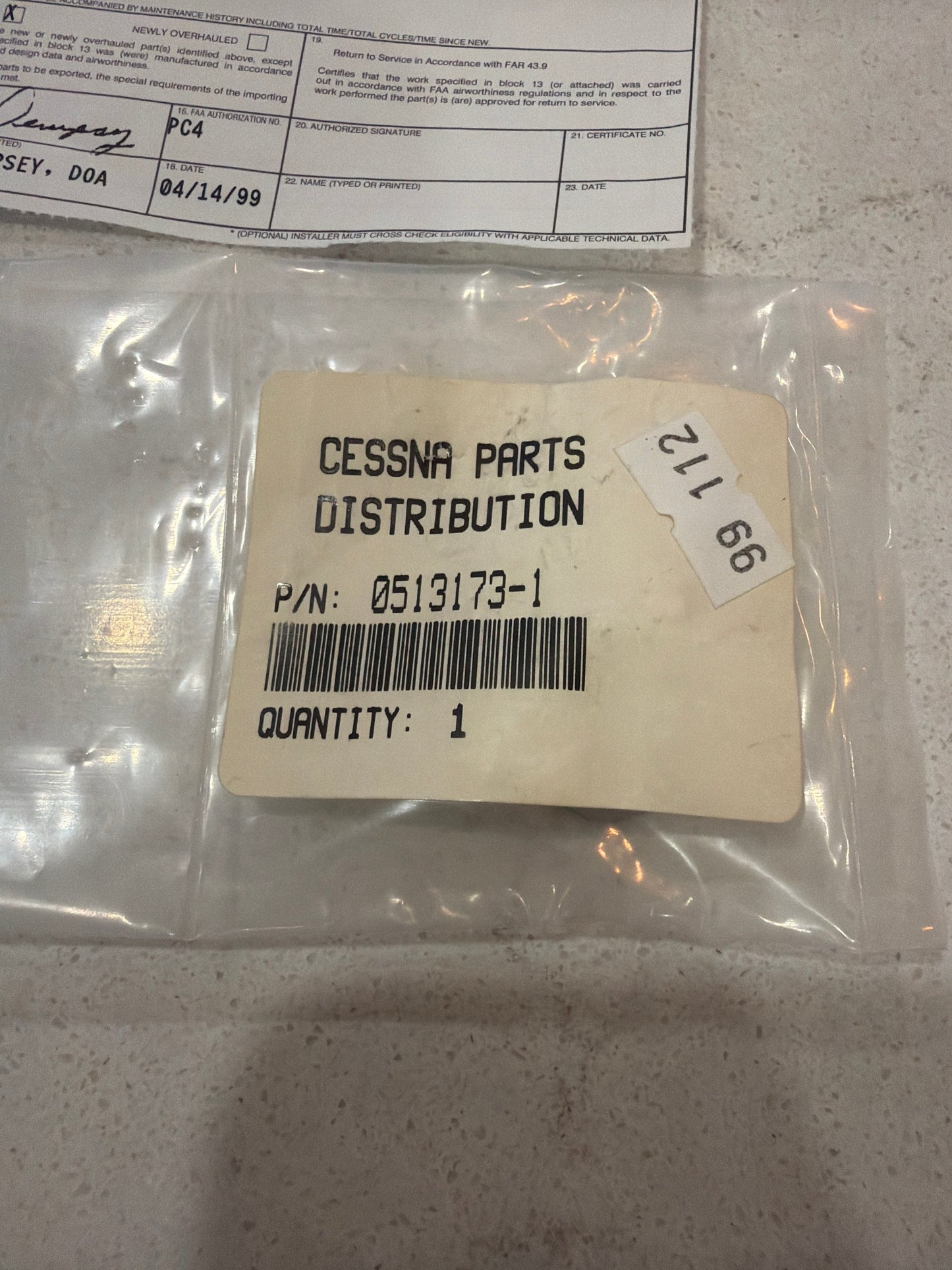 0513173-1 for Cessna