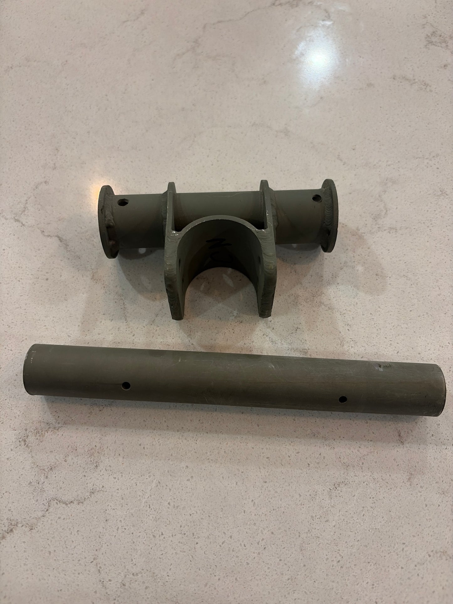 Saddle assembly for 1" spring